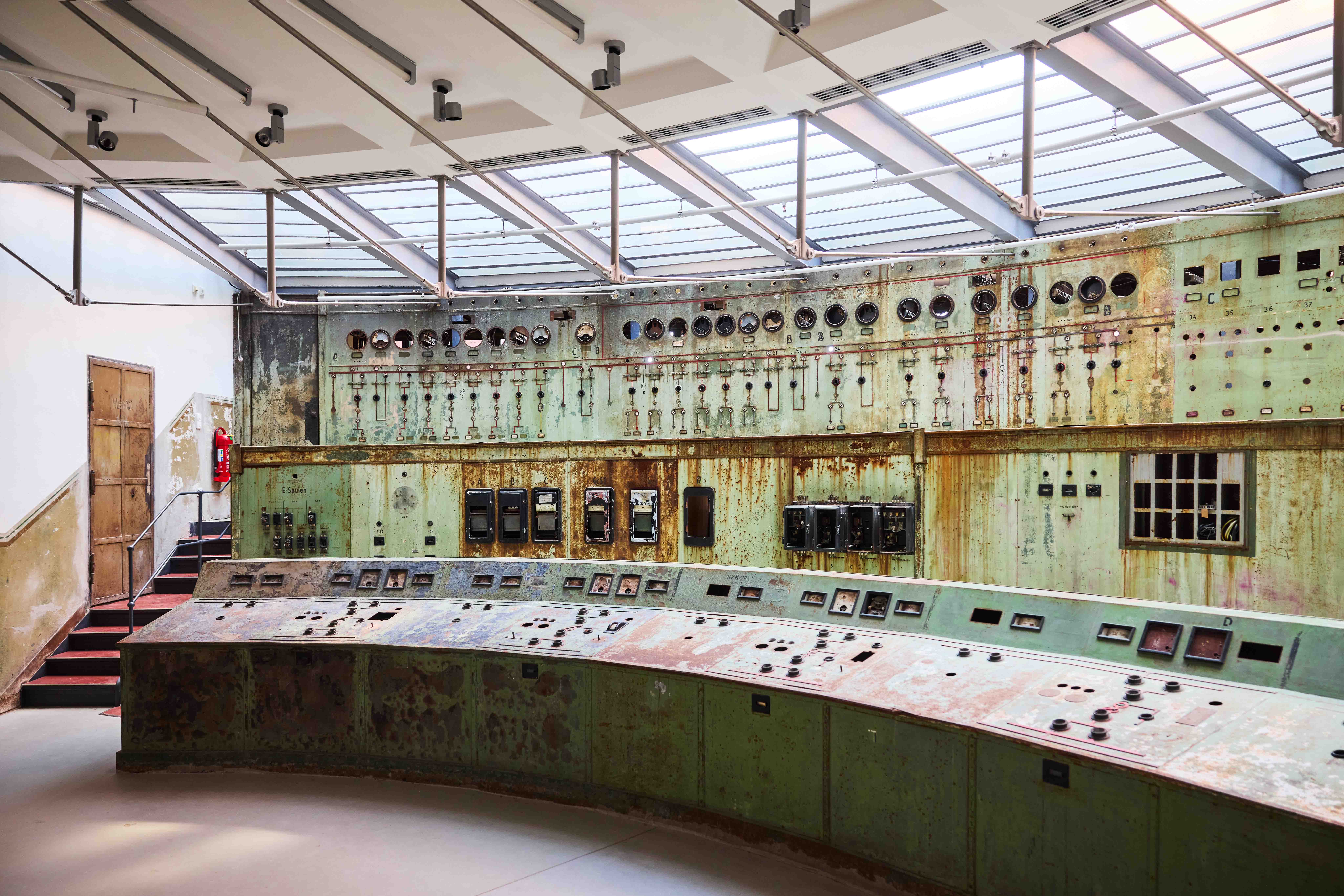 Historischer Leitstand im E-Werk Berlin