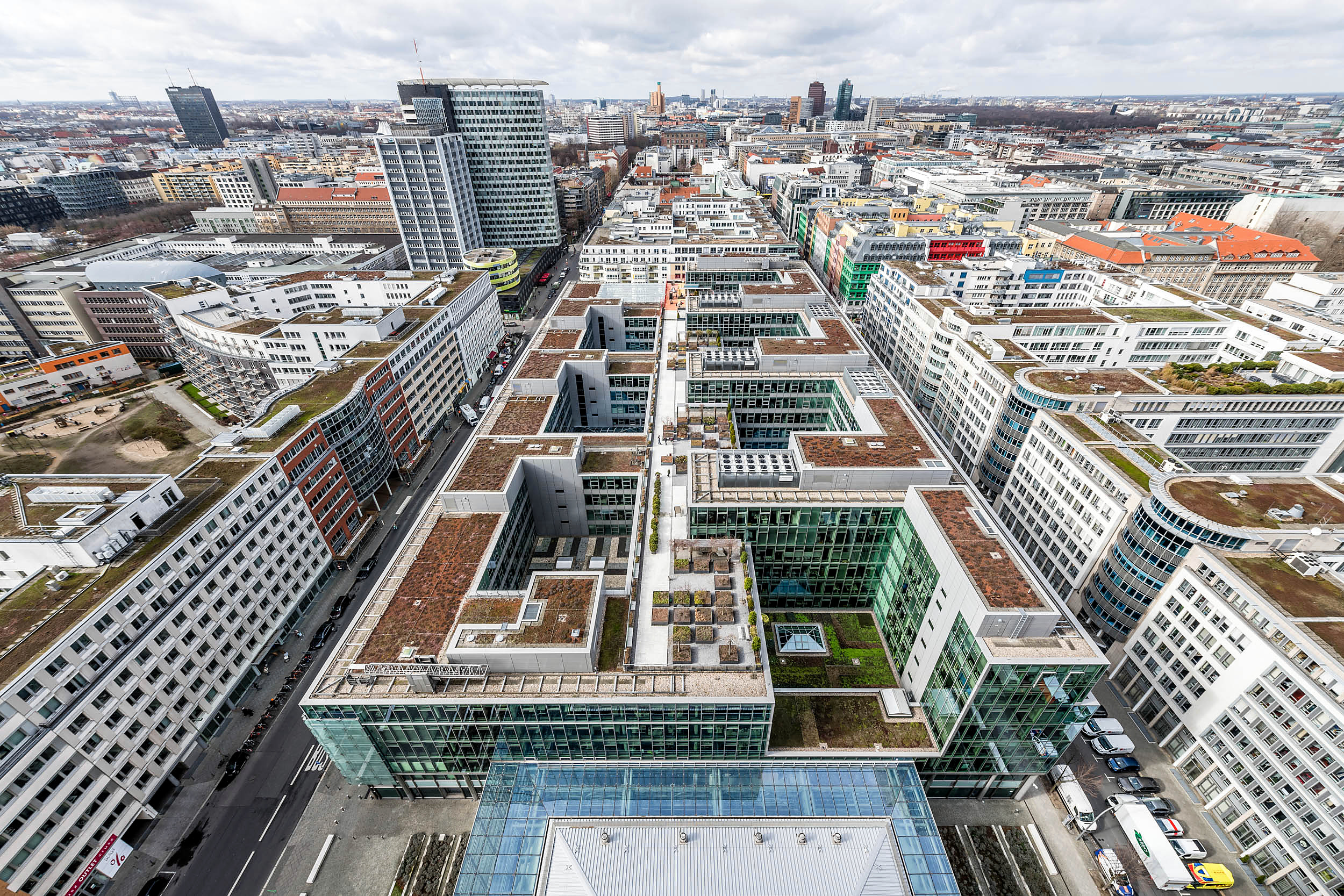 Luftbild des X8.Berlin